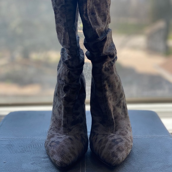 Iro canvas animal print boots. Size 38 - Picture 2 of 5